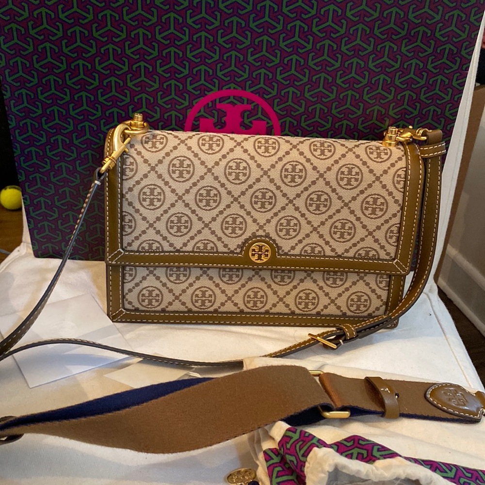 Tory Burch T Monogram Jacquard shoulder bag